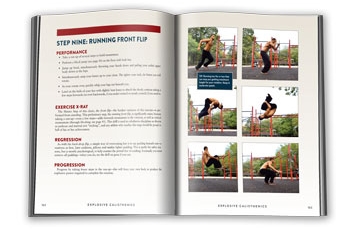 Explosive Calisthenics Running Front Flip