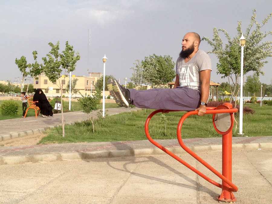 Alexis Bouzidi Training in Iran 2017
