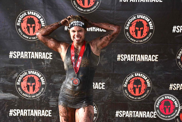 Anne Reuss Spartan Race Finish