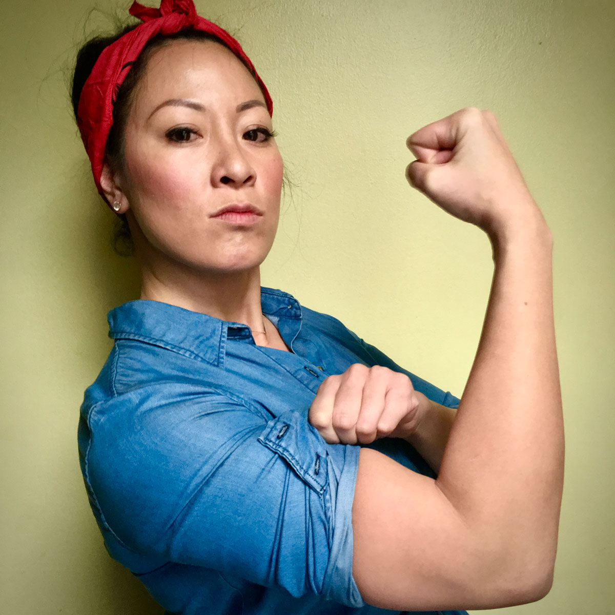 Annie Vo as Rosie the Riveter