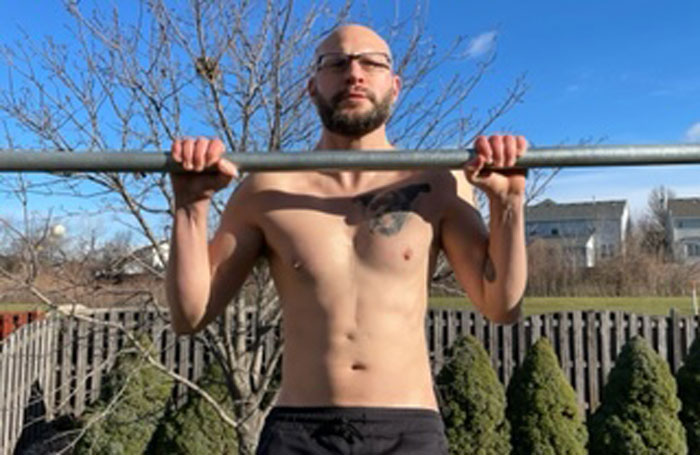 Ben Johnson Pullups Outdoors