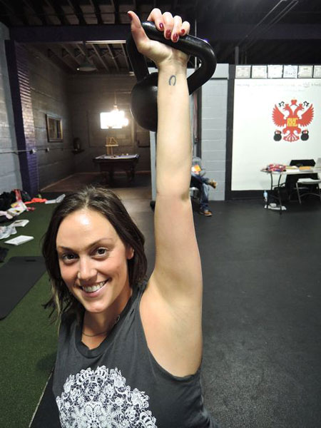 Blair Rockoff Kettlebell Press at the Chicago RKC