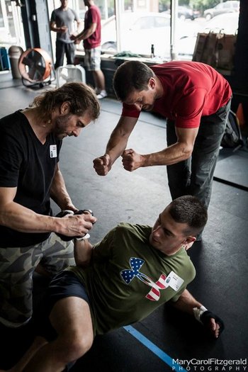 Carl Sipes Instructing At An RKC Workshop - Get Ups