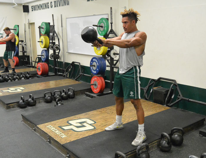 High Tension RKC HardStyle Kettlebell Swings at Cal Poly