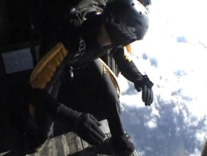 Chris Worth Parachuting