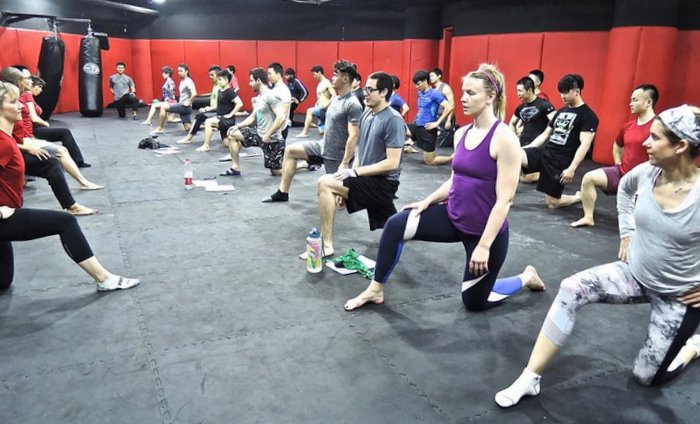 Group Hip Flexor Stretches