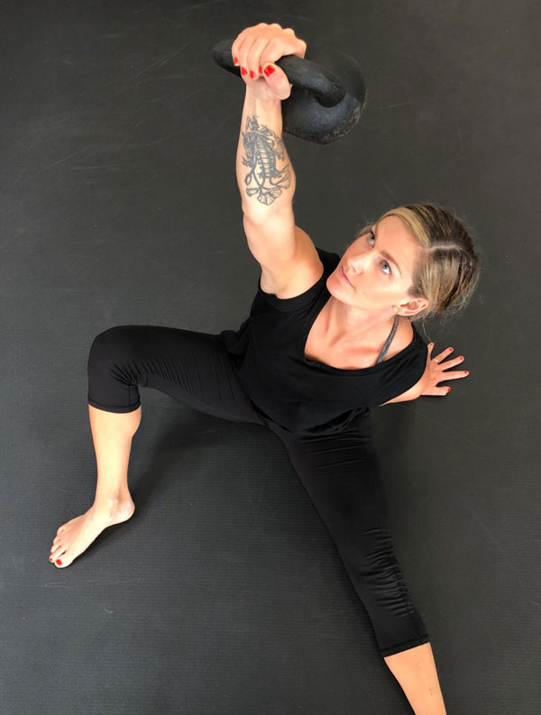 Haley Shevener Kettlebell Get-Up