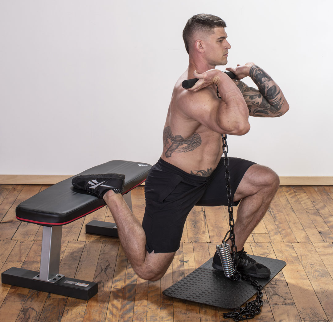 Isochain Bulgarian Split Squat