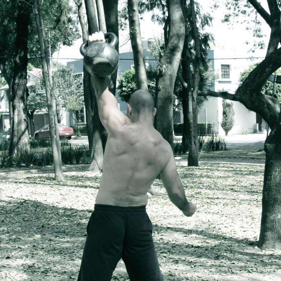 Javier Garcia Bravo Kettlebell Press