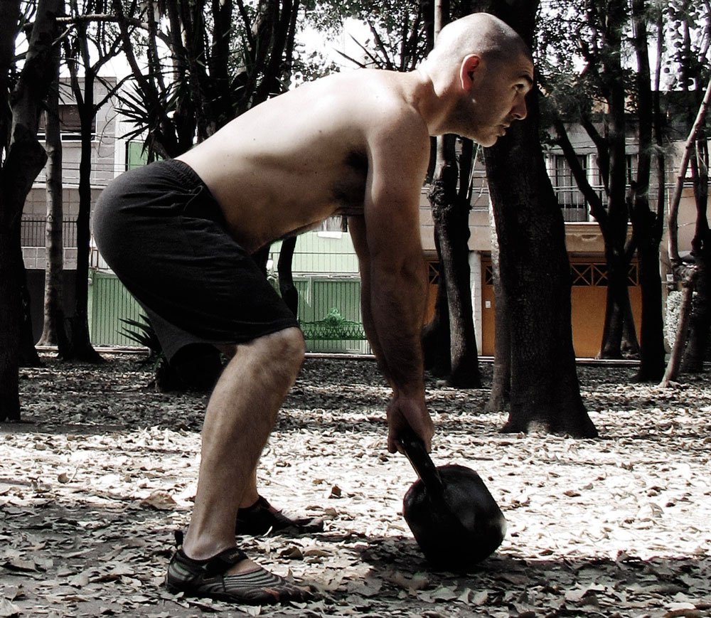 Javier Garcia Bravo Kettlebell Swing Setup