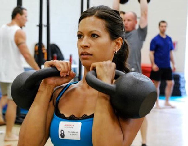 Jessica Renee Pino San Jose RKC Double Kettlebells