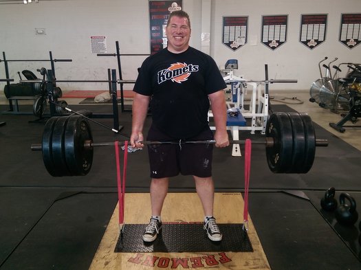 Jon Bruney Barbell Band Deadlift