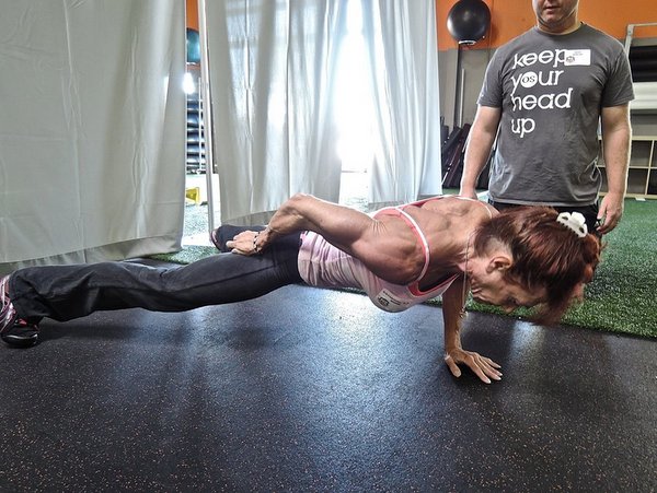 Katherine Marini One-Arm Push Up