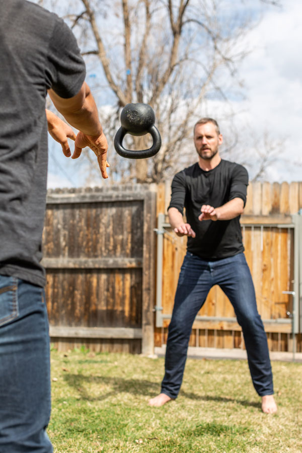 Kettlebell Throwing Scott Carney