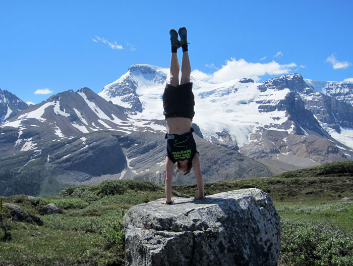 Kirsty Grosart Handstand Mountains