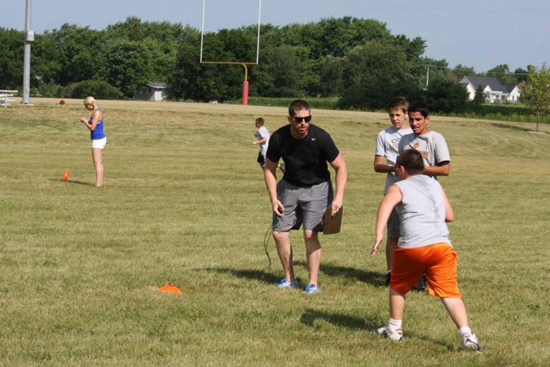 Anthony Moro Coaching Jr High Combine 2012