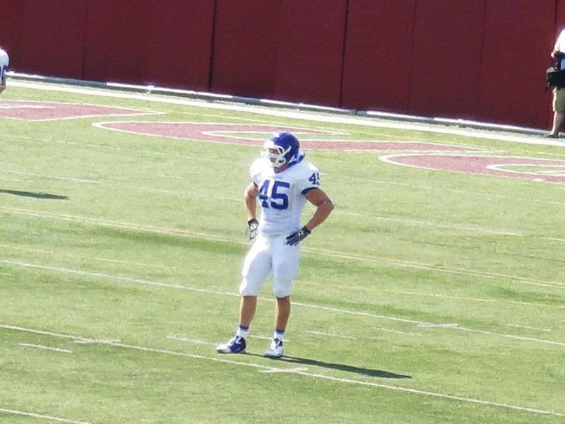 Anthony Moro on the Football Field 2012