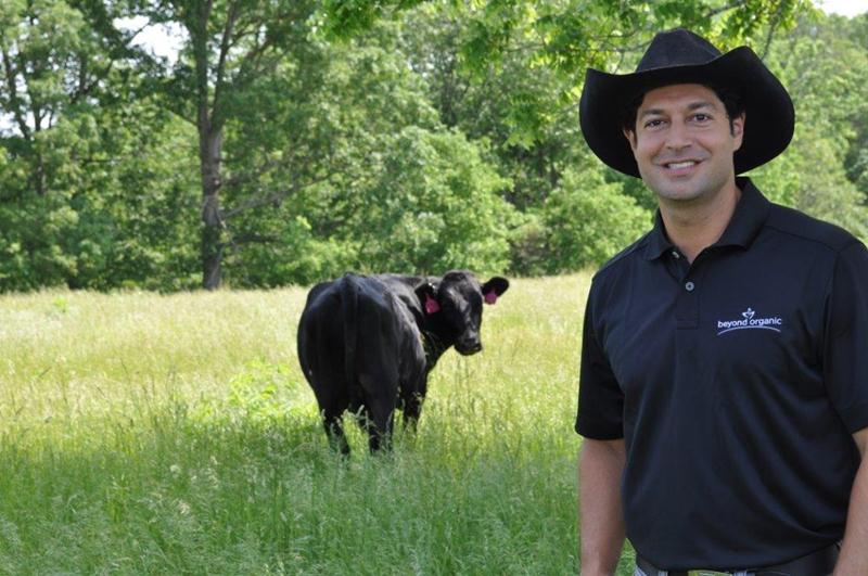 Jordan Rubin at the Beyond Organic Ranch