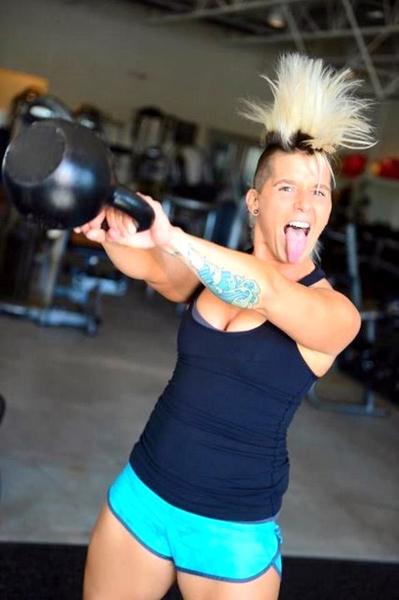 Laura Roberston RKC II Kettlebell Swing with Mohawk