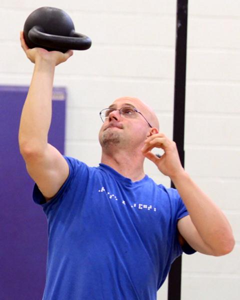 Rob Exline RKC2 Performs a Kettlebell Waiter Press