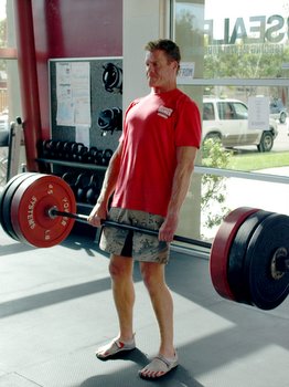 Mark Divine SEALFIT WOD barbell deadlift