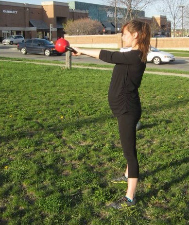 Natalie Lynch Kettlebell Swings