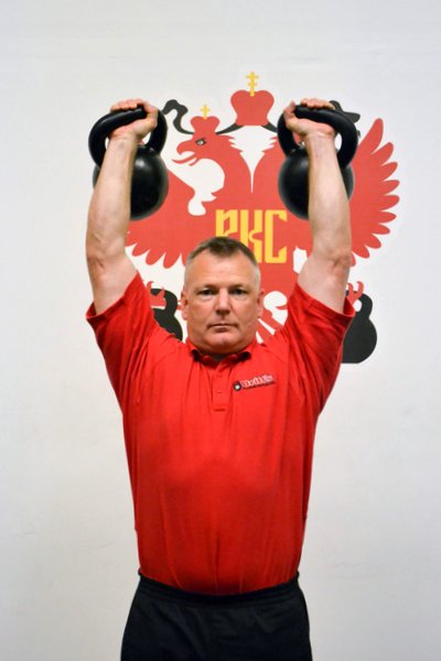 RKC Team Leader Paul Britt Overhead Double Press