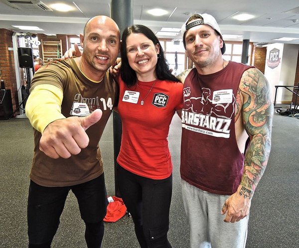 Renos, Adrienne, and Stephen at the UK PCC Workshop