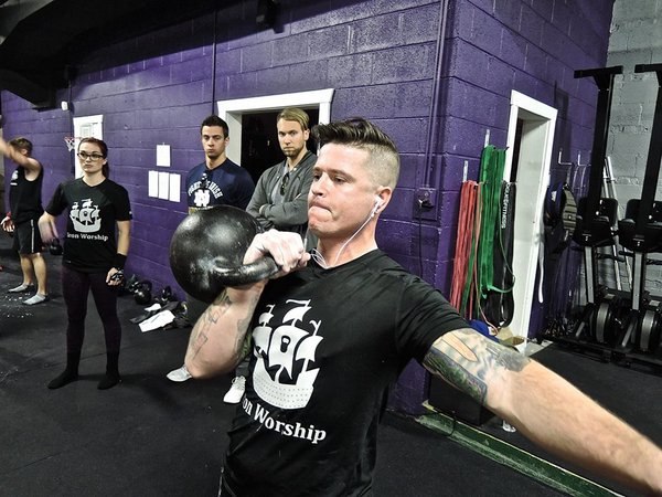 Rob's Brother Steve Kettlebell