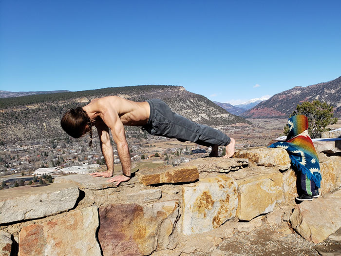 Sage Petersen Pushups In Nature