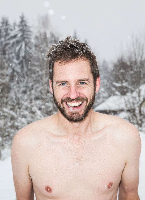 Scott Carney Shirtless In Snow