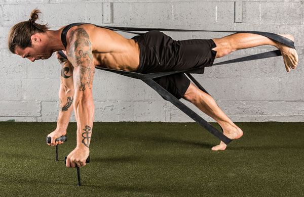 X-Band One Leg Neuro-Grip Push-Up