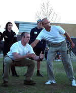 Russian Kettlebell Challenge Workshop participant Brett Jones and Pavel Tsatsouline