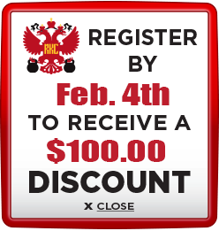 Register and Pay by February 4th and save $100