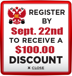 Register by September 22nd to save $100