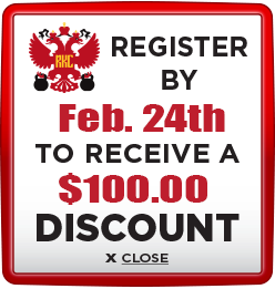 Register and pay by February 24th and save $100