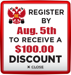 Register and pay by August 5th and save $100