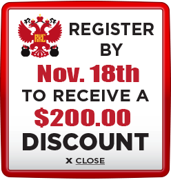 Register and pay by November 18th and save $200