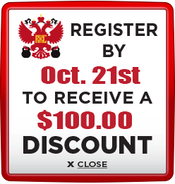 Register and Pay by October 21 and save $100