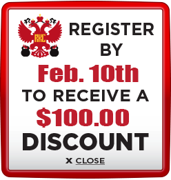 Register and pay by February 10th to save $100