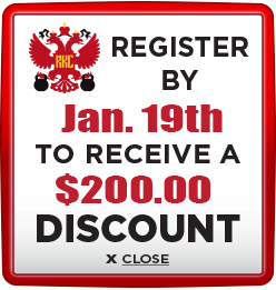 Register and pay by January 19th to save $200