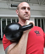 Master RKC Josh Henkin with kettlebell at the China RKC