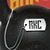 RKC Dog Tag, Standard size displayed on kettlebell