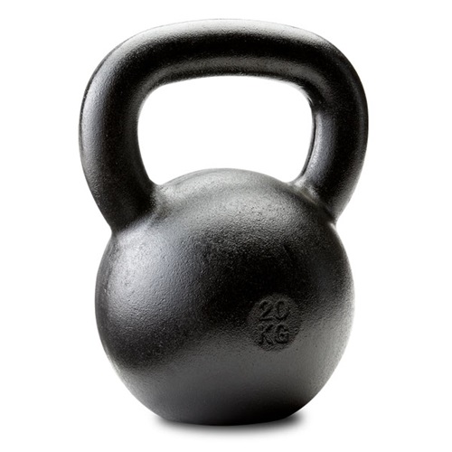 Kettlebell 20 KG, Coque Plastique 