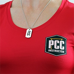 PCC Dog Tag, medium modeled